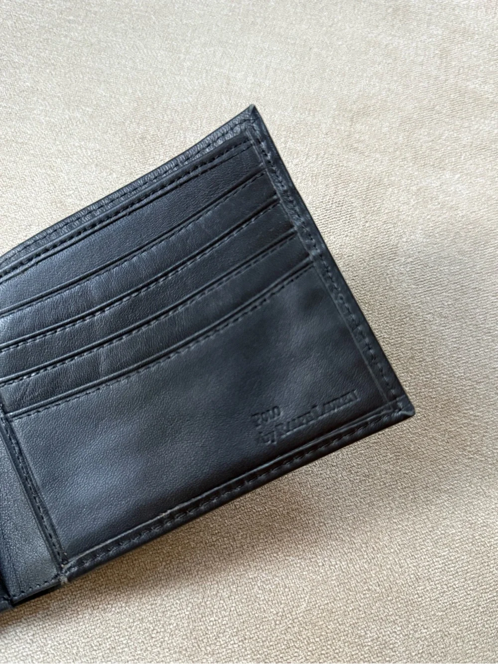 Polo Ralph Lauren classic leather bifold wallet